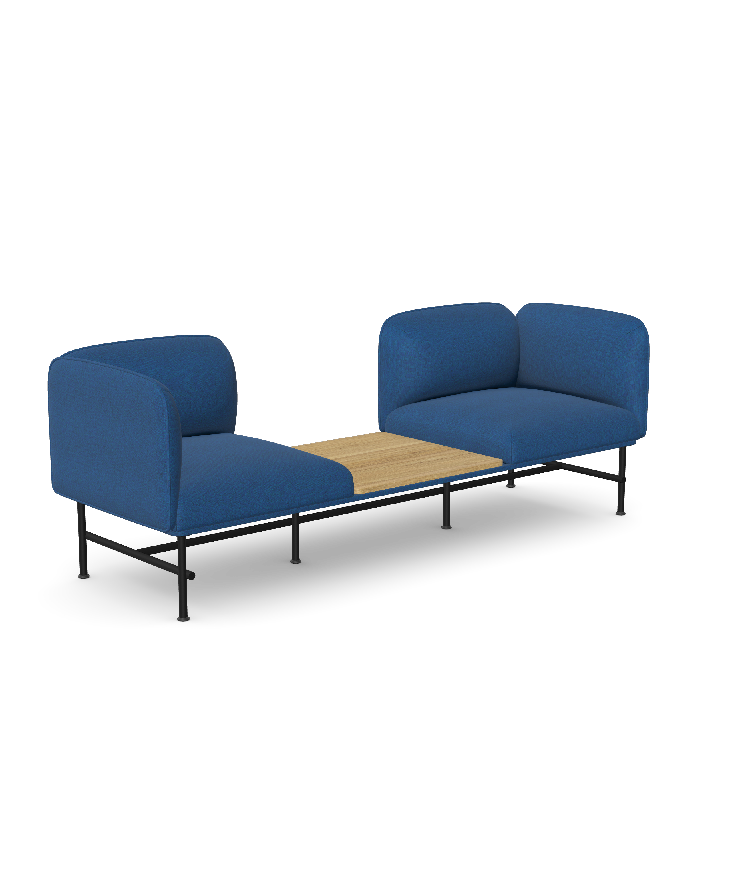 Nebula NB-332-T2 Two Seater with Armrest and Middle Table