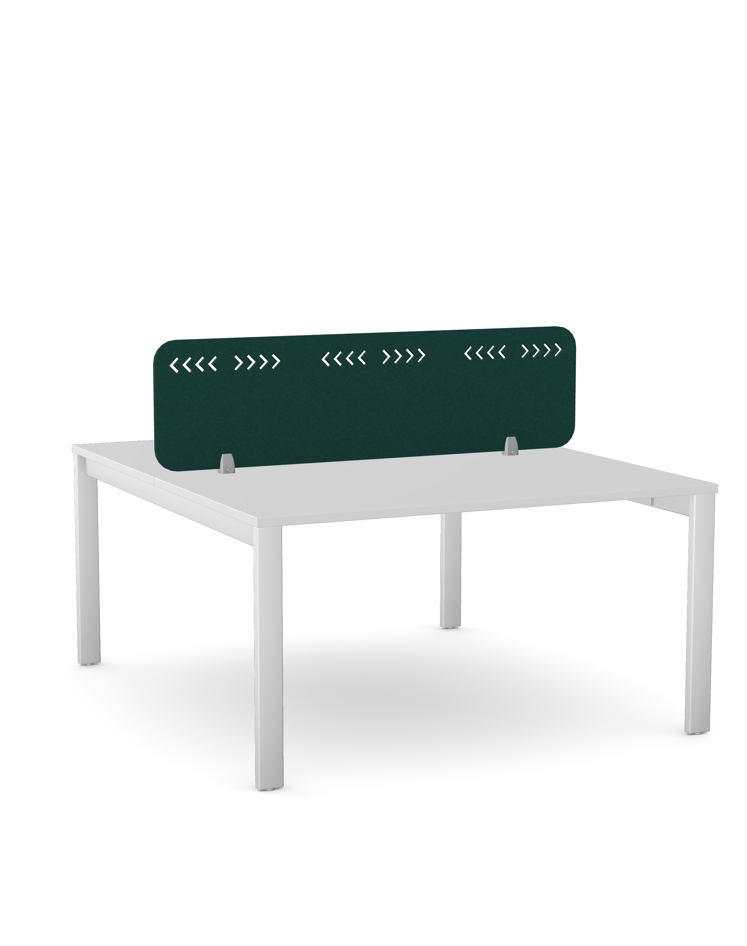 Koala Acoustic PET Pattern Screens -  Desk Mounted Workspace Divider Panel