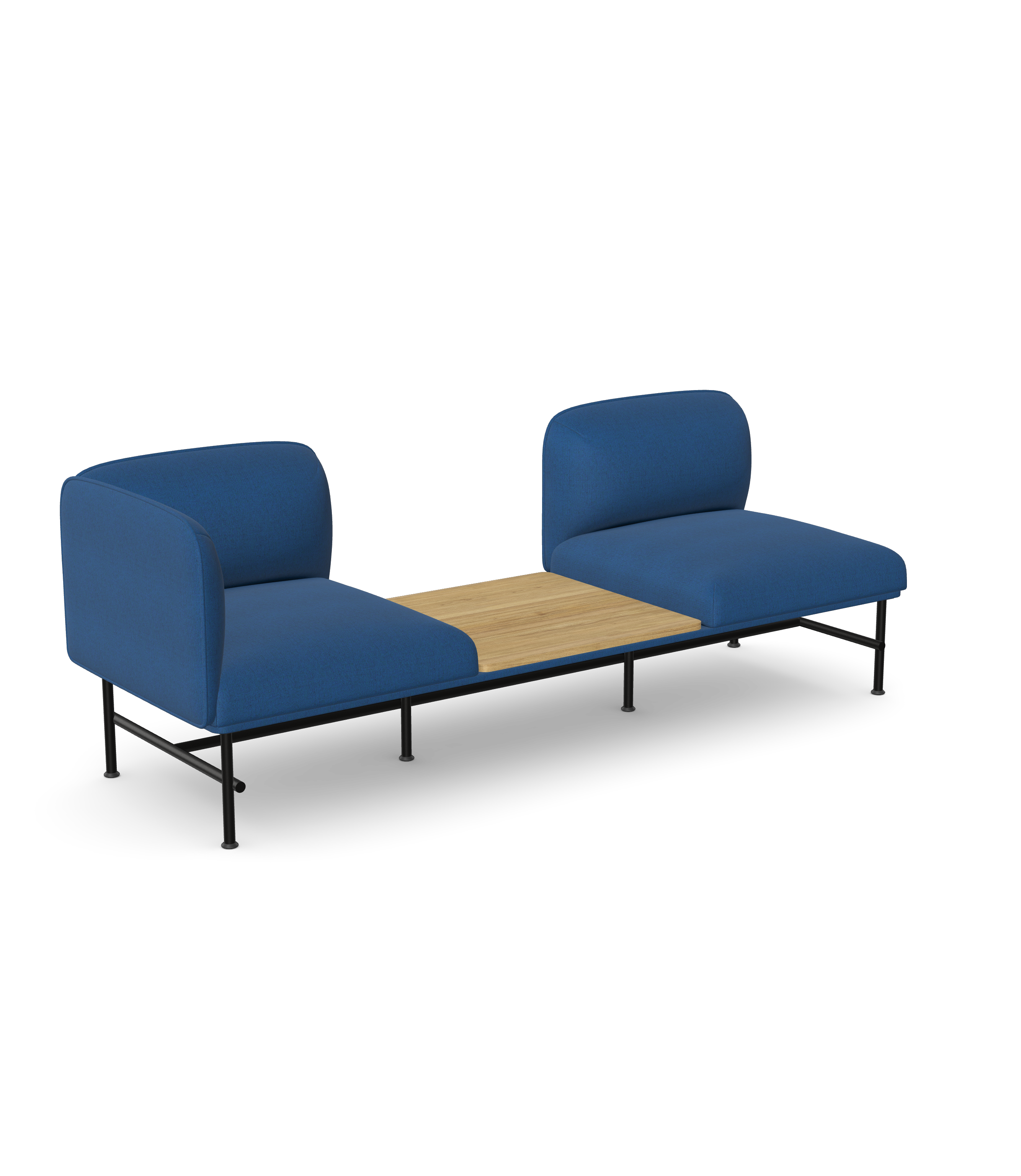 Nebula NB-331-R-T2 TR Two Seater with Armrest and Middle Table