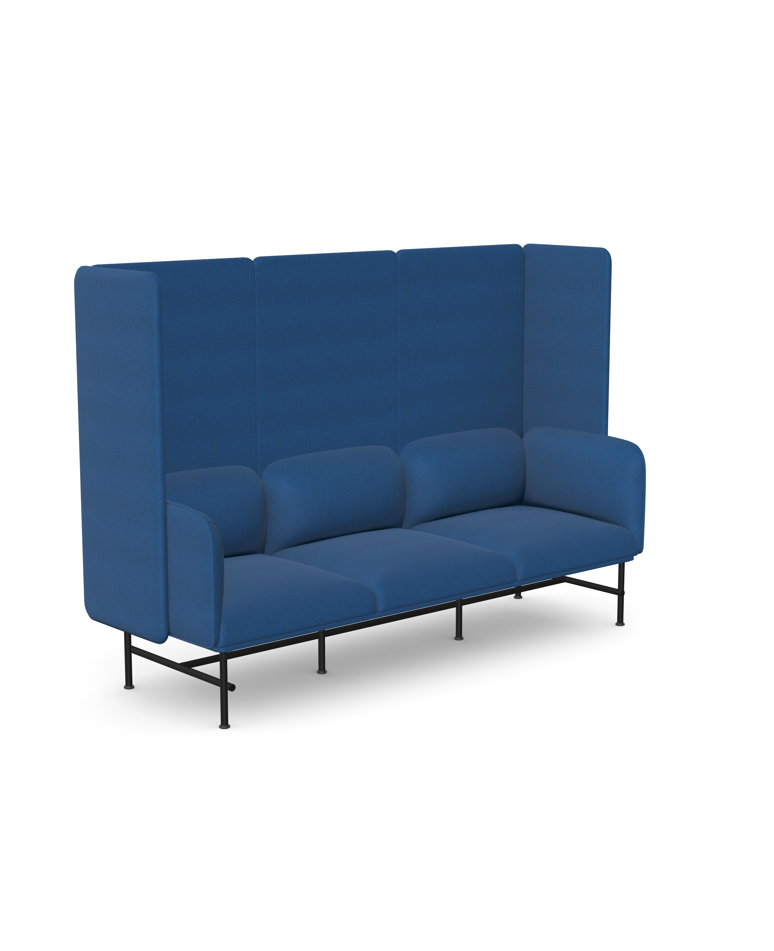 Nebula NB-332-HB - 3 Seater Sofa with Private High Back Panel