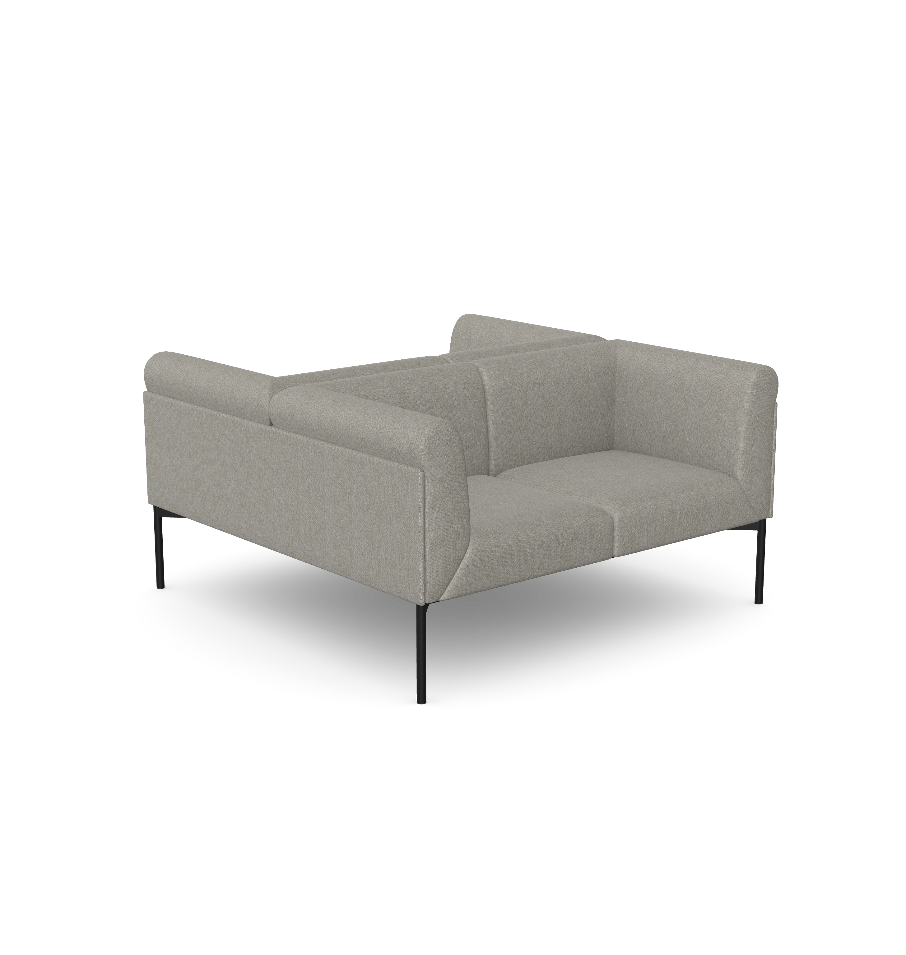 Sona 2 Seater Double Sofa with Armrest