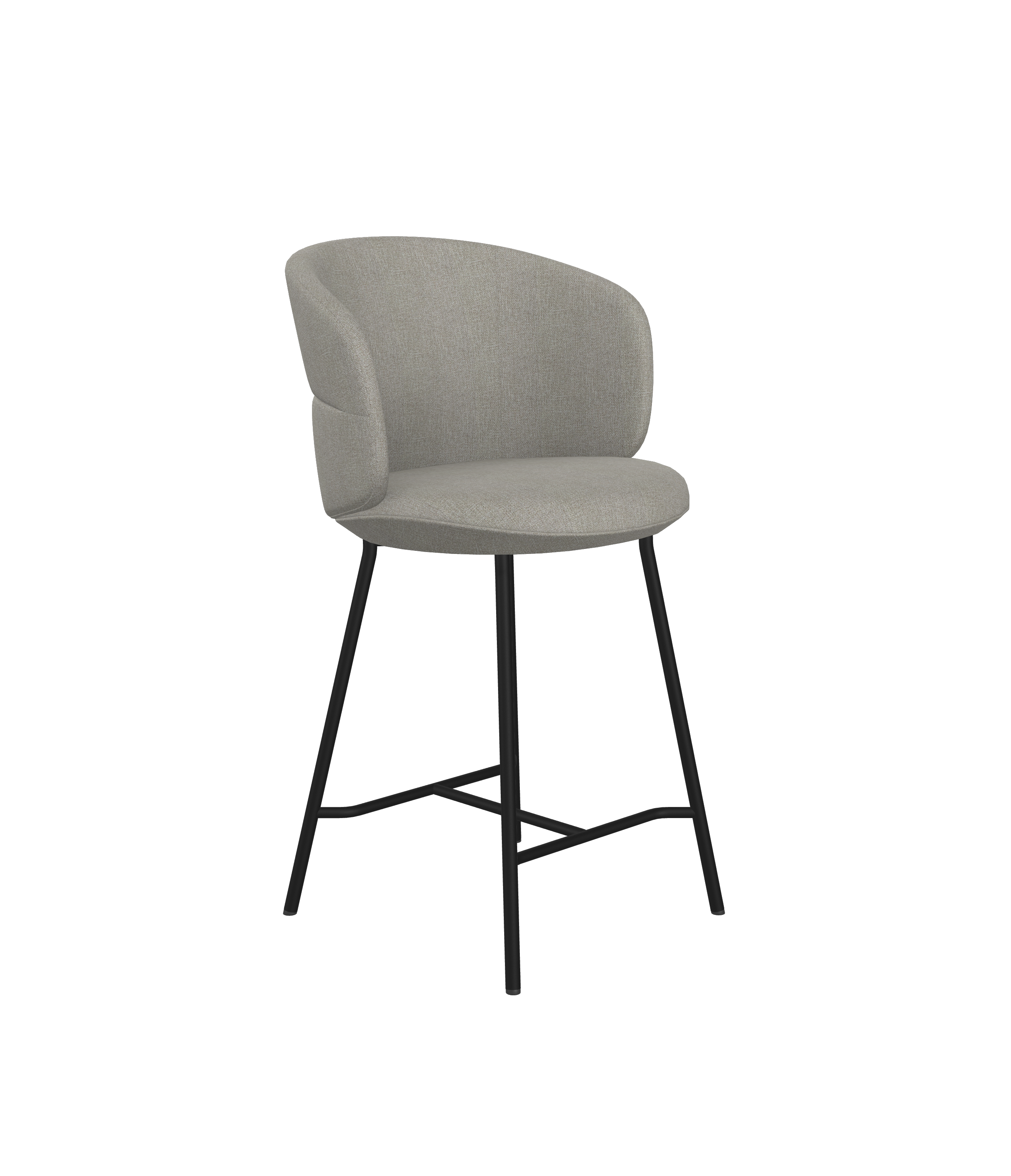 Ekori Hocker High Chair - with Tubular Legs