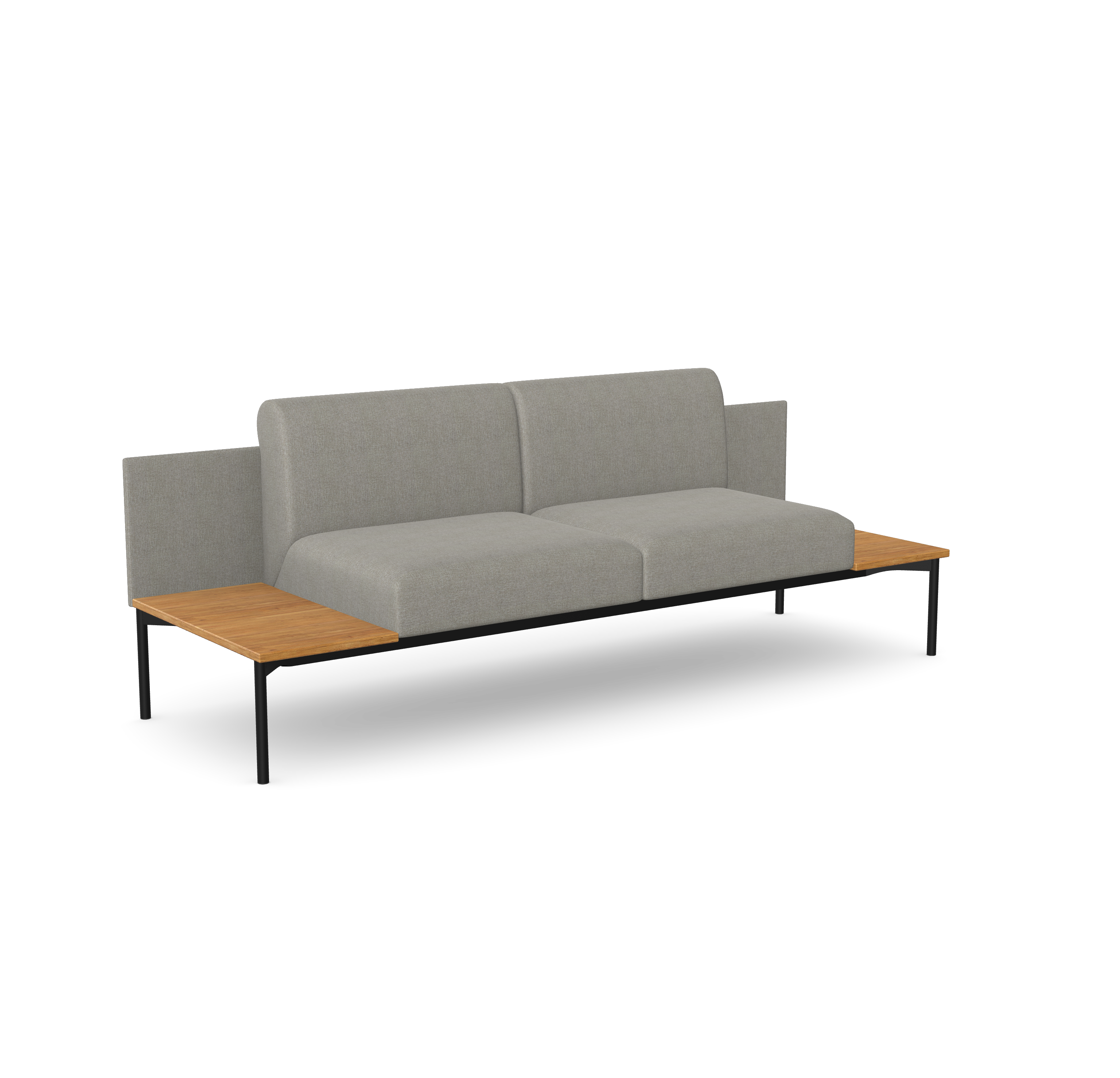 Sona 2 Seater Sofa with Side Tables