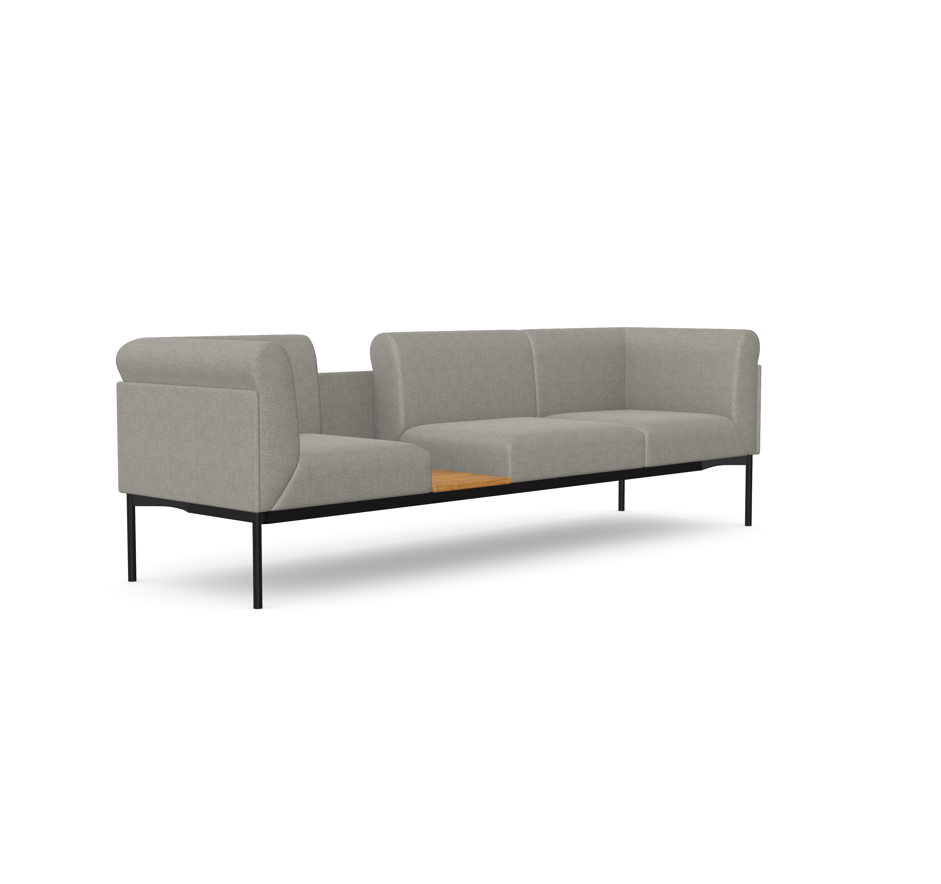 Sona 3,5 Seater Sofa with Middle Table and Armrests